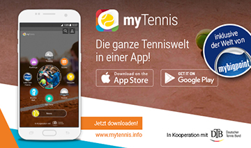 myTennis – die Tennis-App!